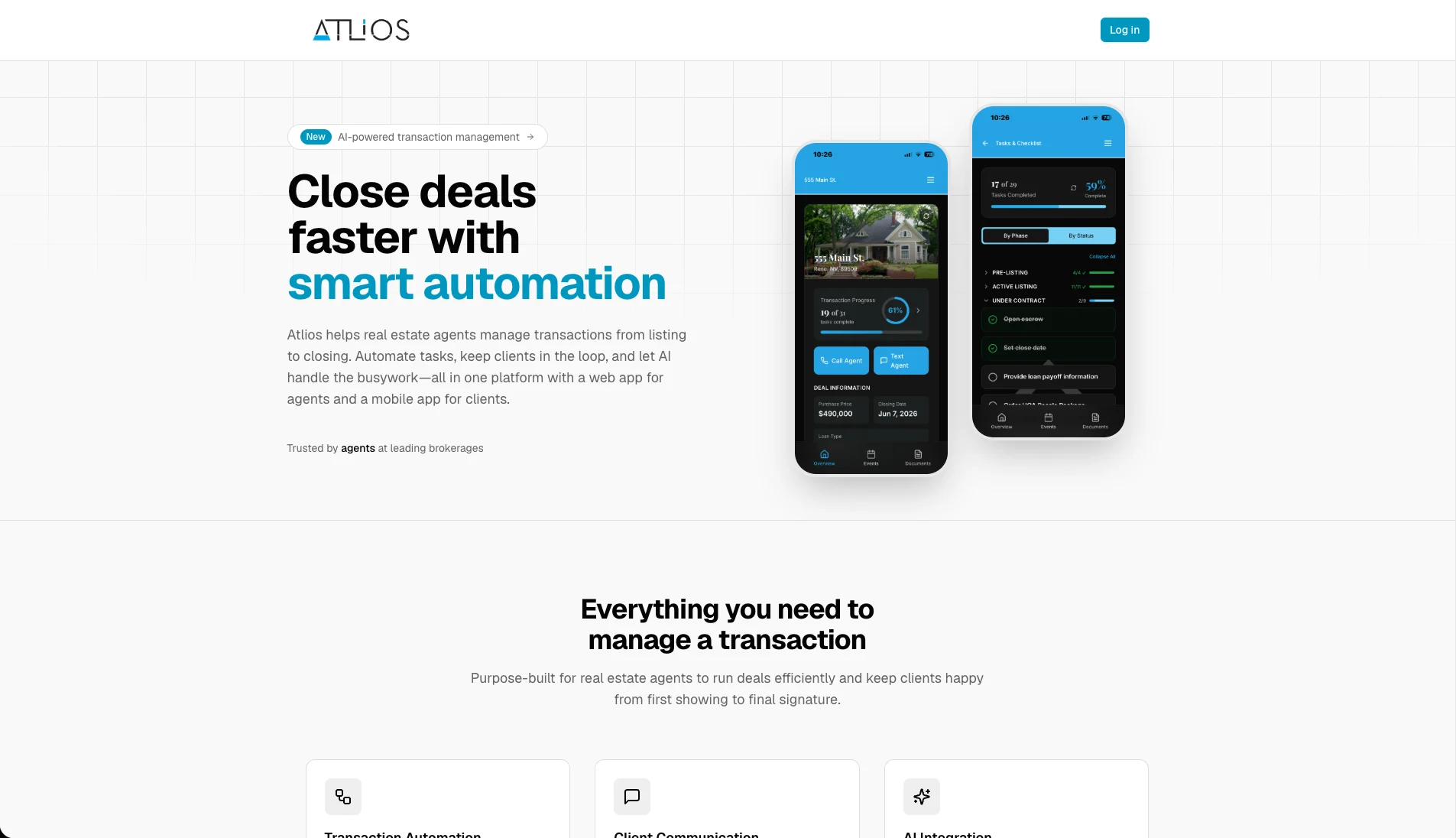 Atlios, close deals faster with smart automation
