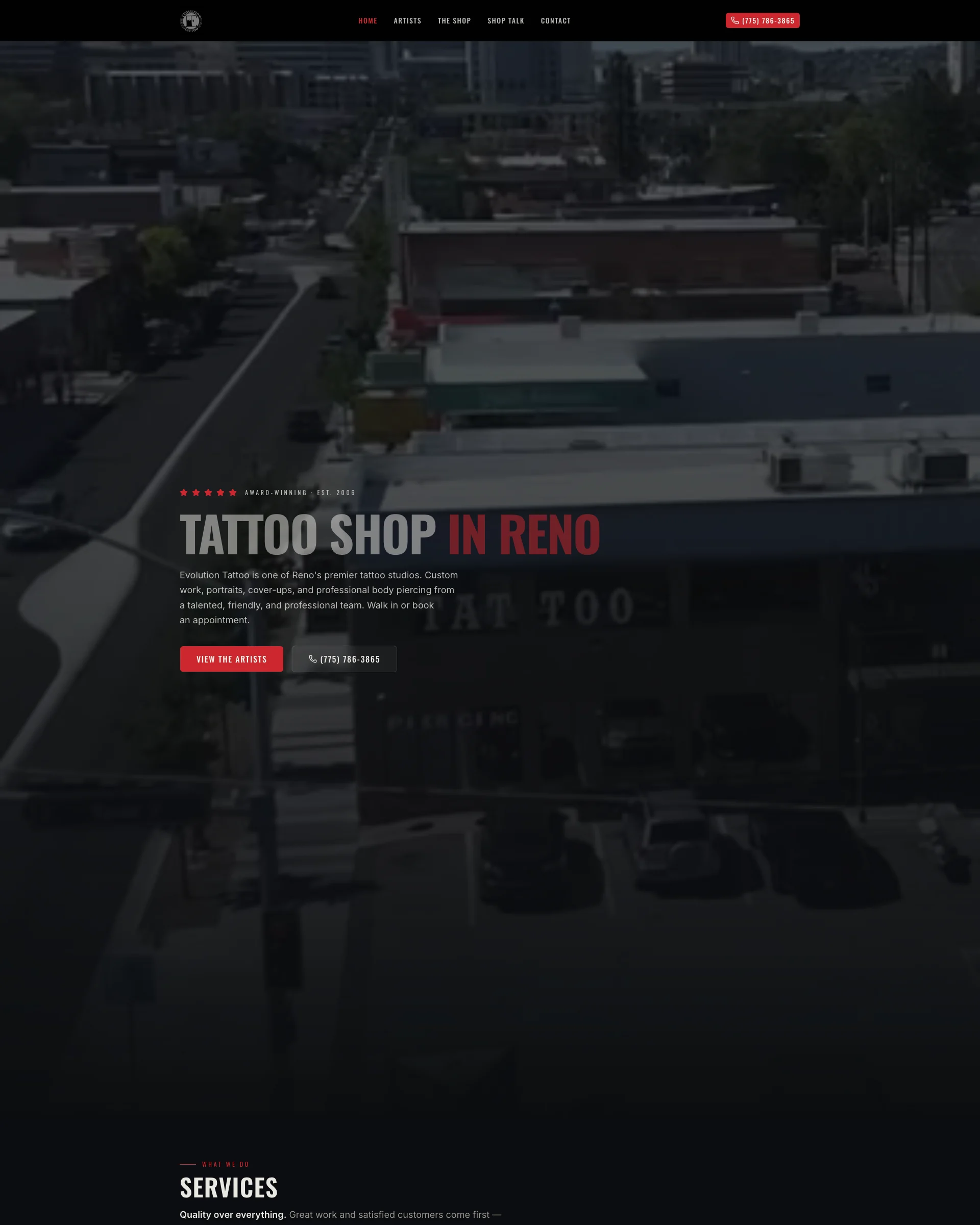 Evolution Tattoo